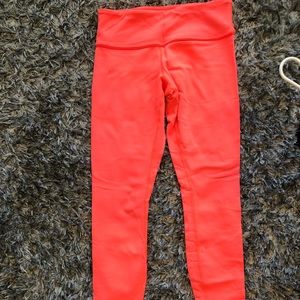 Lulu lemon neon pink leggings